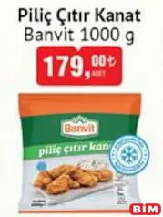 BANVİT PİLİÇ ÇITIR KANAT 1000 G